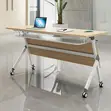 Foldable Brown Study Table - 1200mm - 4