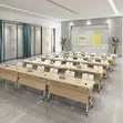Foldable Brown Study Table - 1200mm - 5