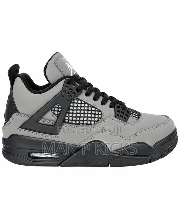 Air Jordan 4 Grey Sneakers - 1