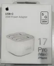 Apple 35W USB-C Power Adapter na Pini Zinazokunjwa - 1