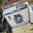 Mika 10KG Twin Tub Washing Machine - White - 2