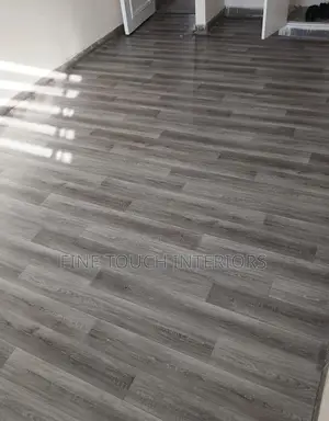 Vinyl Mkeka Wa Mbao - Natural Wood Design Rug