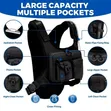 Adjustable Lightweight Chest Bag Backpack for Running, Walking, Travel - 2