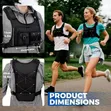 Adjustable Lightweight Chest Bag Backpack for Running, Walking, Travel - 3