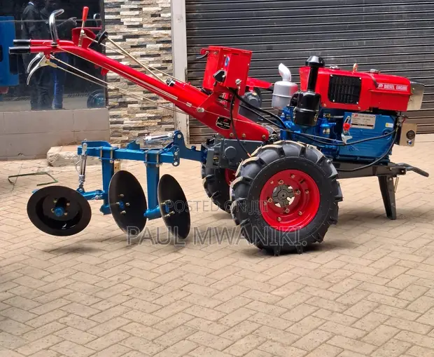 Jiadi JD16L Walking Diesel Tractor 16HP with Implements - 1