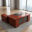 Mahogany Executive Office Desk - 4