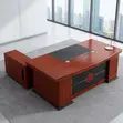 Mahogany Executive Office Desk - 5