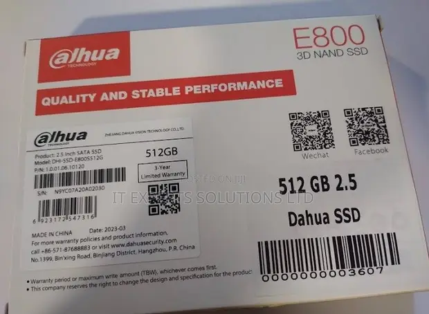 Dahua 512GB 2.5" SATA SSD - 1