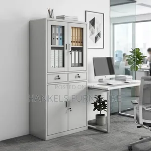 2-Door Metallic Filing Office Cabinet - Brand New