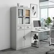 2-Door Metallic Filing Office Cabinet - Brand New - 1
