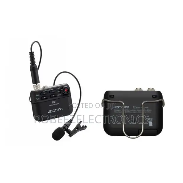 Zoom F2 Field Recorder with Lavalier Microphone - 1