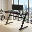 Ergonomic Gaming & Office Desk - Black - 3