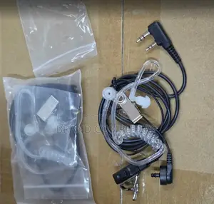 2-Pin FBI Air Tube Earpiece with Mic PTT