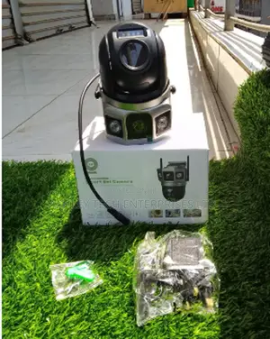 WiFi AC Powered PTZ Dome Security Camera (V380 Dual Lens)