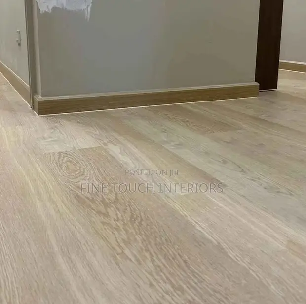 Rich Wood-Look Vinyl Mkeka Wa Mbao Carpets - 1