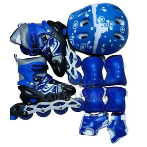 Complete Roller Skating Shoes Set with Helmet - All Sizes