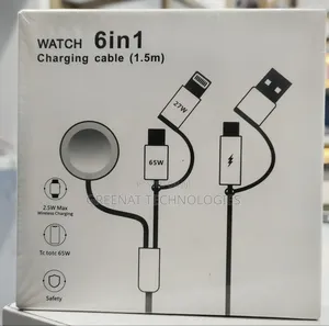 2.5W 6-in-1 Magnetic Watch Charging Cable 1.5M