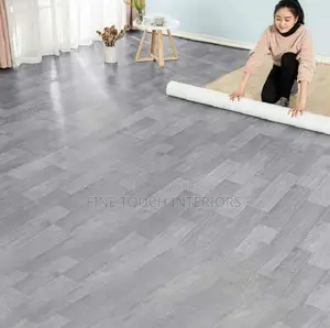 Vinyl Floor Carpets - Natural Wood Design