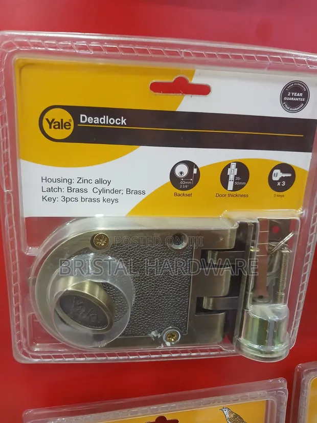 Yale Deadlock Single Cylinder - 1