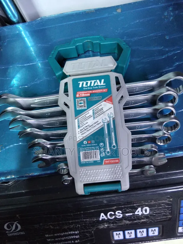 Total 8-Piece Combination Spanner Set (6-19mm) - 1