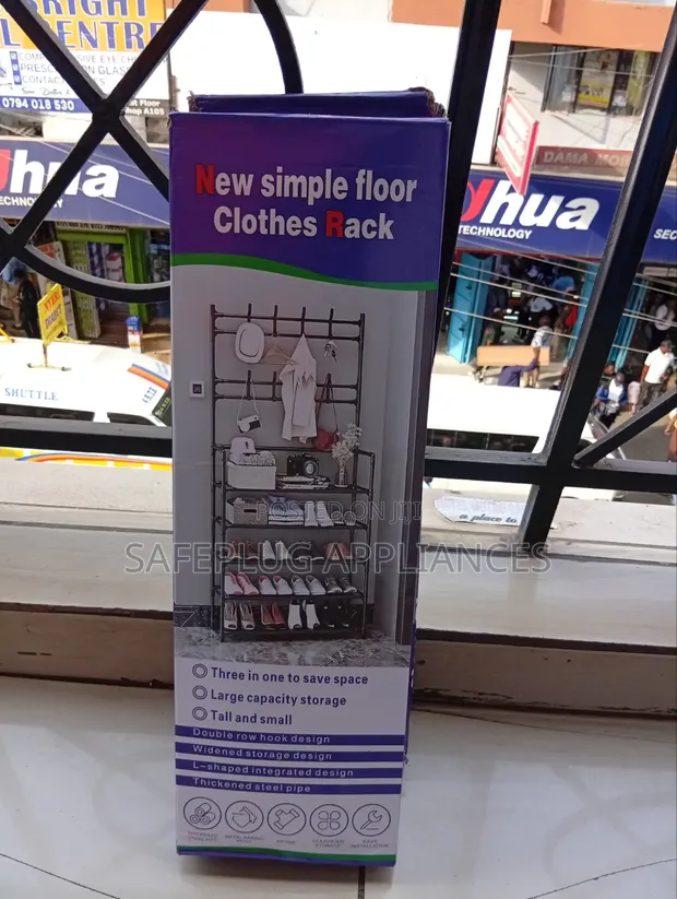 Multi-Level Shoe and Clothes Rack Organizer - 1