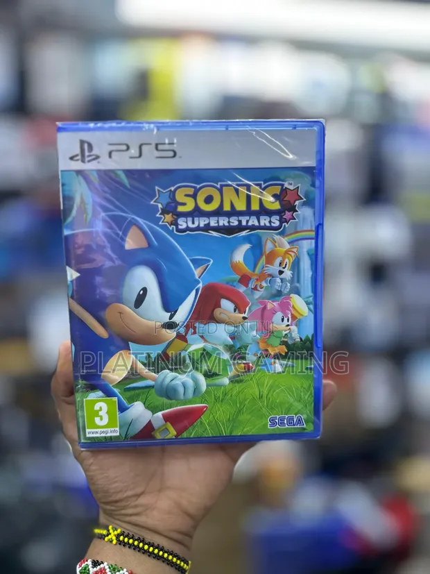 Sonic Superstars PS5 Game – 4 Player Co-Op Adventure (Physical Disc) - 1