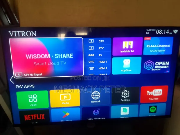 Vitron 43" Android Frameless TV - 1