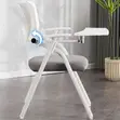 White Foldable Office Chair - 4