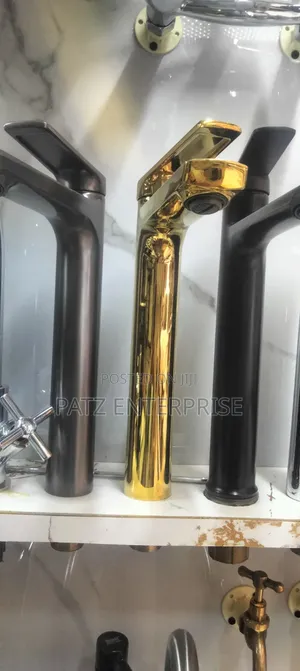 Tap ya Kifahari ya Dhahabu kwa Beseni ya Kuoshea