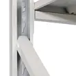 4-Tier White Warehouse Shelf - 1