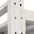 4-Tier White Warehouse Shelf - 2