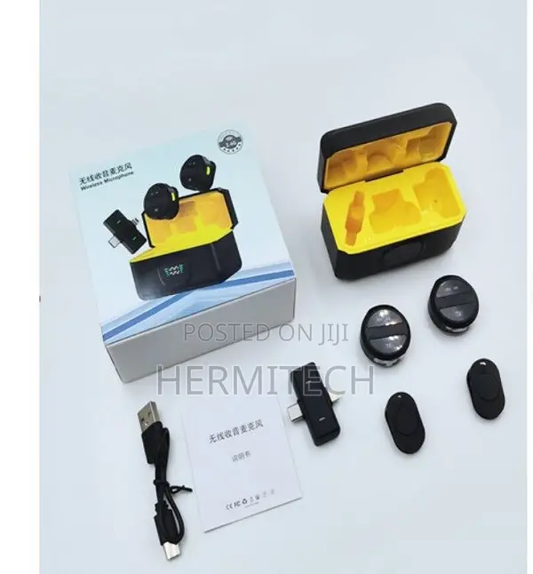 K31Pro Collar Clip Button Microphone for Vlogs & Reels - 1