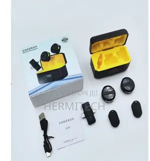 K31Pro Collar Clip Button Microphone for Vlogs & Reels