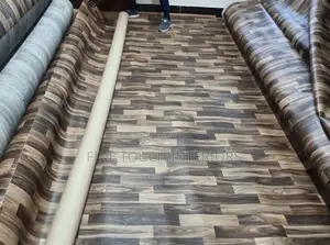 Wood-Effect Vinyl Floor Carpets - Brand New
