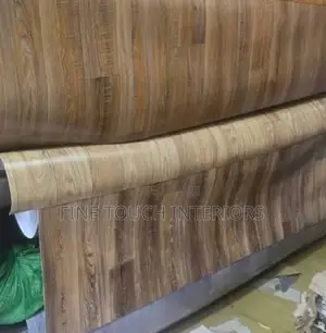 Natural Wooden Vinyl Carpet - Tsavo Road, Odeon
