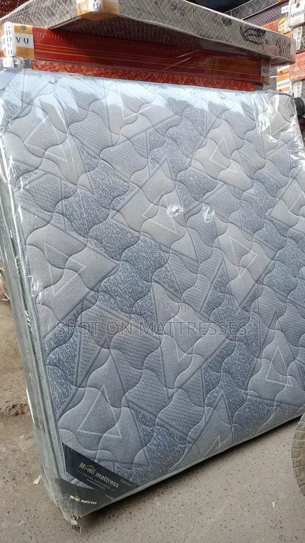 6x6 King Size 12-Inch Thick Pocket Spring Mattress - 1