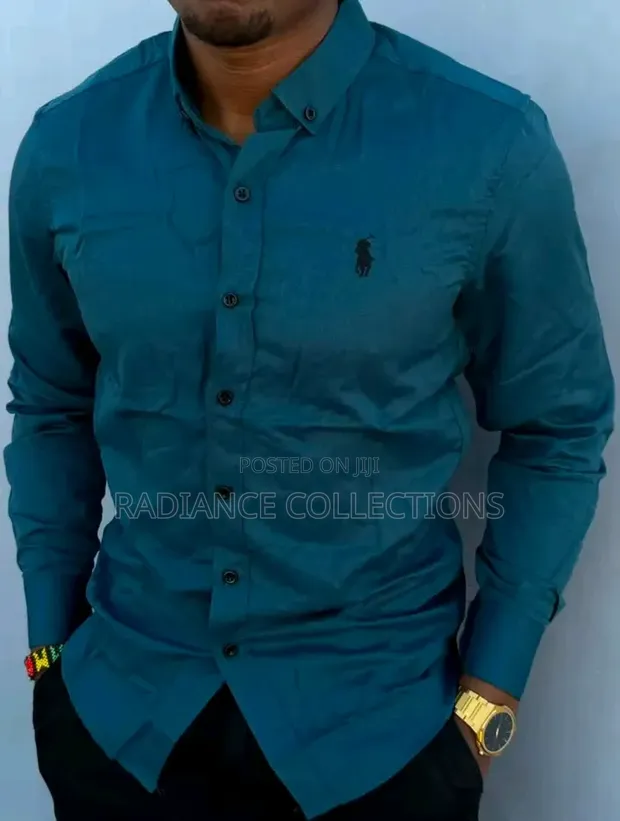 Polo Long Sleeved Casual Shirts - 1