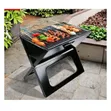 Portable Foldable Charcoal BBQ Grill - 2