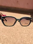 Designer Celine Sunglasses - Sage Green Oval - 4