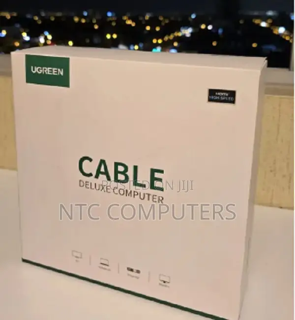 UGREEN HDMI Cable Kiume kwa Kiume Nyeusi 15m - 1