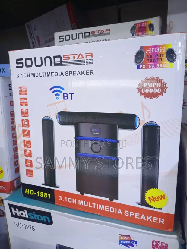 Soundstar HD-1981 3.1CH High Output Power Speaker System - 1