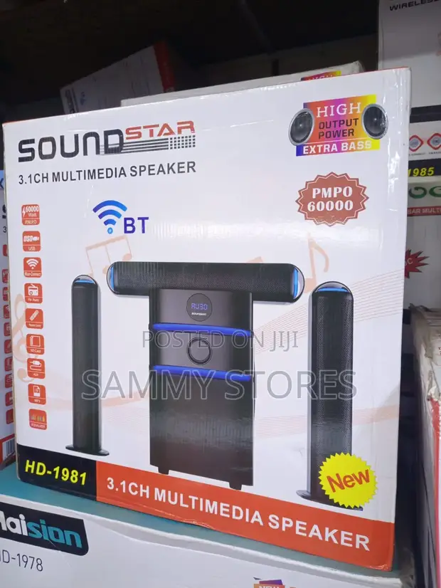 Soundstar HD-1981 Bluetooth Multimedia Speaker System - 1