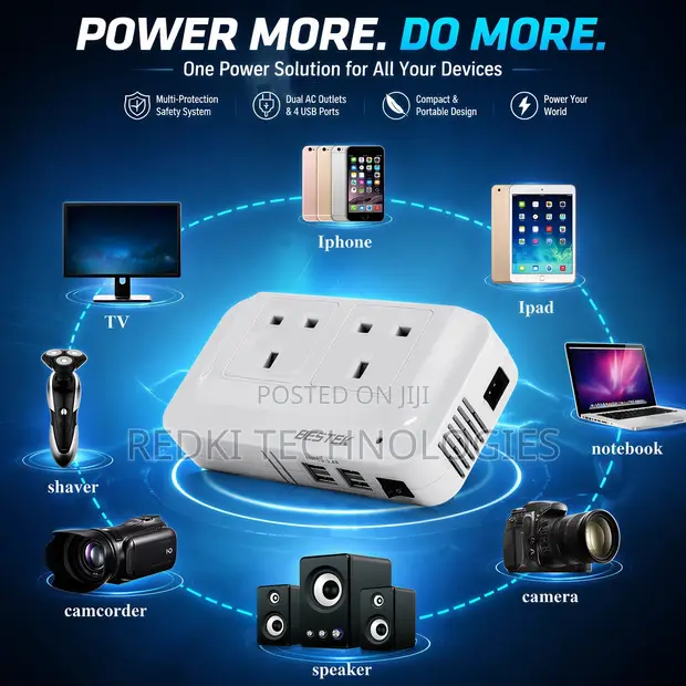 BESTEK 200W Car Power Inverter - 1