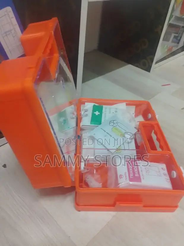Kisanduku Kidogo cha Hifadhi ya Kifaa cha Kwanza - Kisanduku cha Plastiki cha Dharura cha Rangi ya Chungwa - 1
