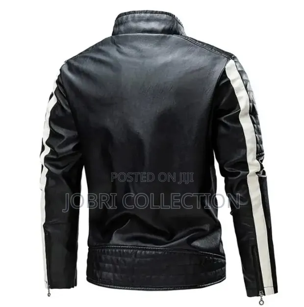 High Quality Leather Biker Jacket - 1