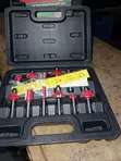 12-Piece Carbide-Tipped Router Bit Set - 1