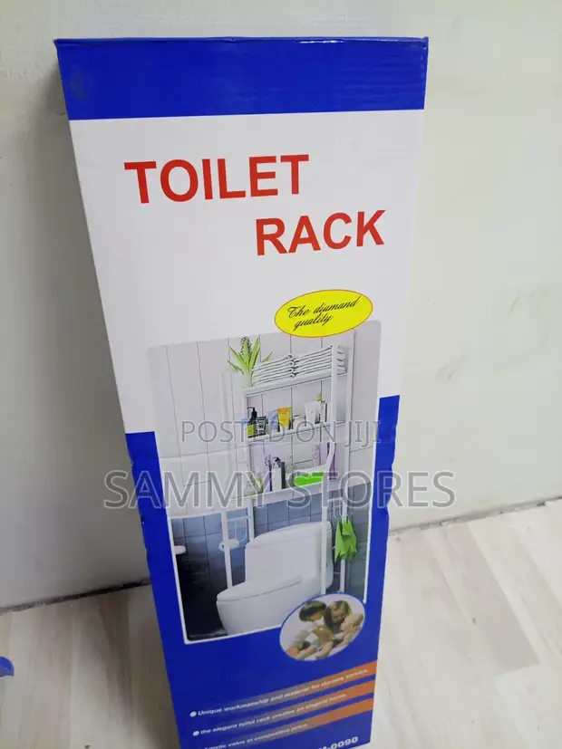 Multi-Level Toilet Rack Organizer ya Bafu - 1