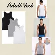 3 Set Adult Quality Cotton Vests - 1