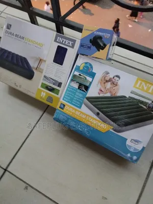 Intex 4x6 Air Mattress with Free Lebecom Electric Pump