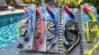 Brand New Snorkel Set - Goggles & Tube - 2